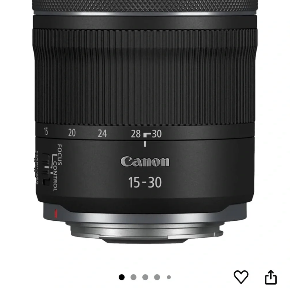 Canon RF 15-30mm lens new with box